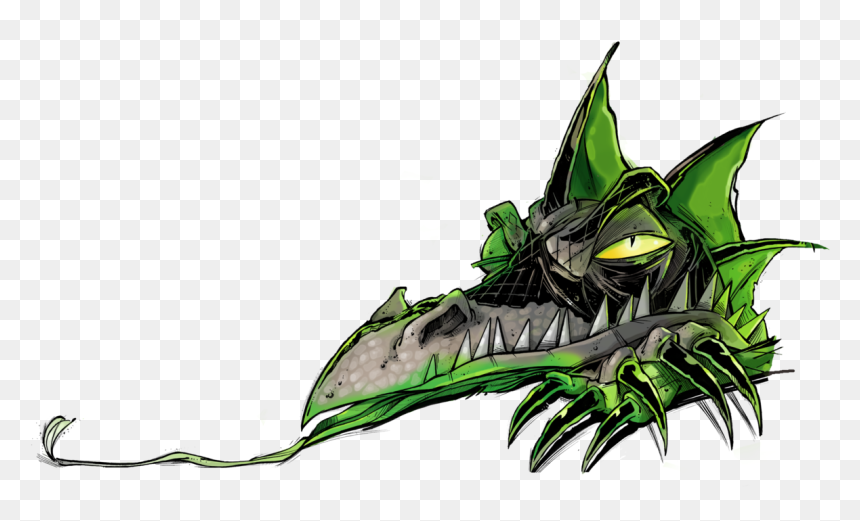 Art Dragon Head - Clip Art, HD Png Download - dragon head png