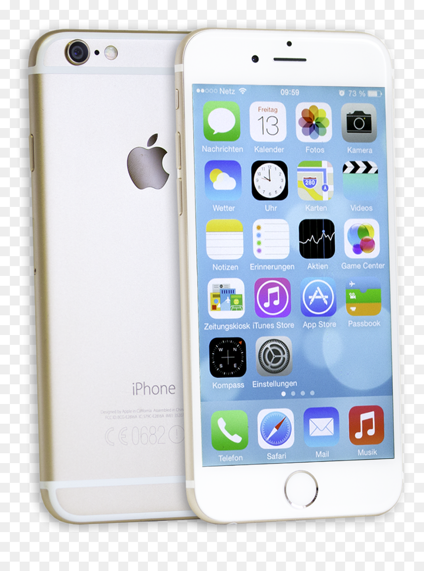 Iphone 6, 128gb, Gold, Mg4e2zd/a - Iphone 5 Png, Transparent Png - iphone 5s png