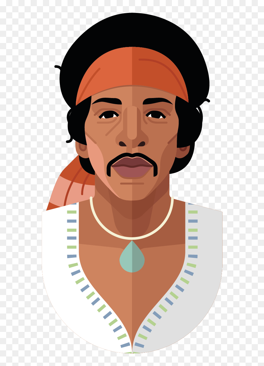 Jimi Hendrix Poster - Illustration, HD Png Download - jimi hendrix png