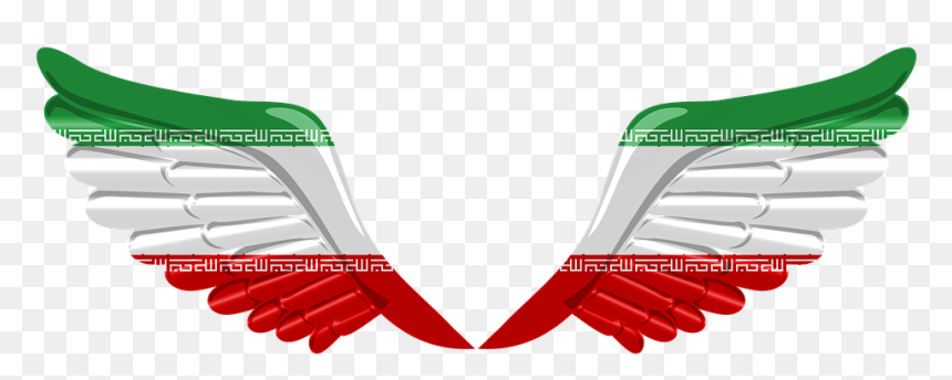 Flag Wing Logo, HD Png Download - iran flag png