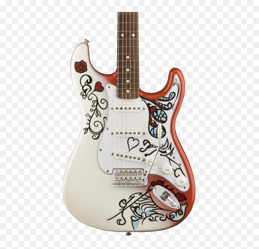 Sold Fender Jimi Hendrix Monterey Stratocaster - Fender Jimi Hendrix Monterey Stratocaster, HD Png Download - jimi hendrix png