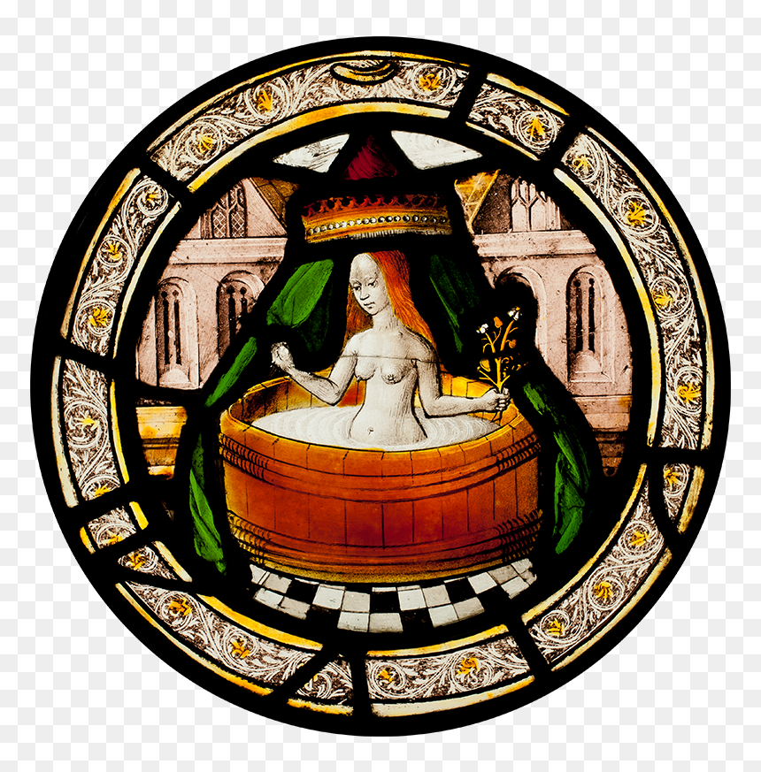 © David Brunetti Photography - Hairy People Medieval Stained Glass Victoria And Albert, HD Png Download - stained glass png