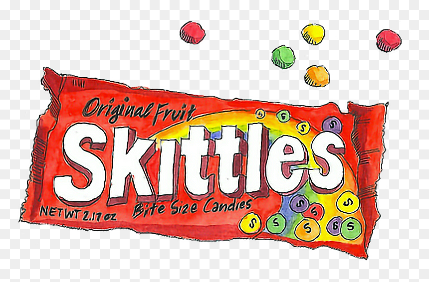 Snack, HD Png Download - skittles bag png