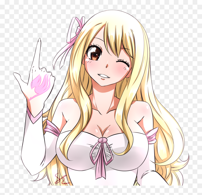 Lucy Heartfilia Lucy Anime, HD Png Download - fairy tail lucy png