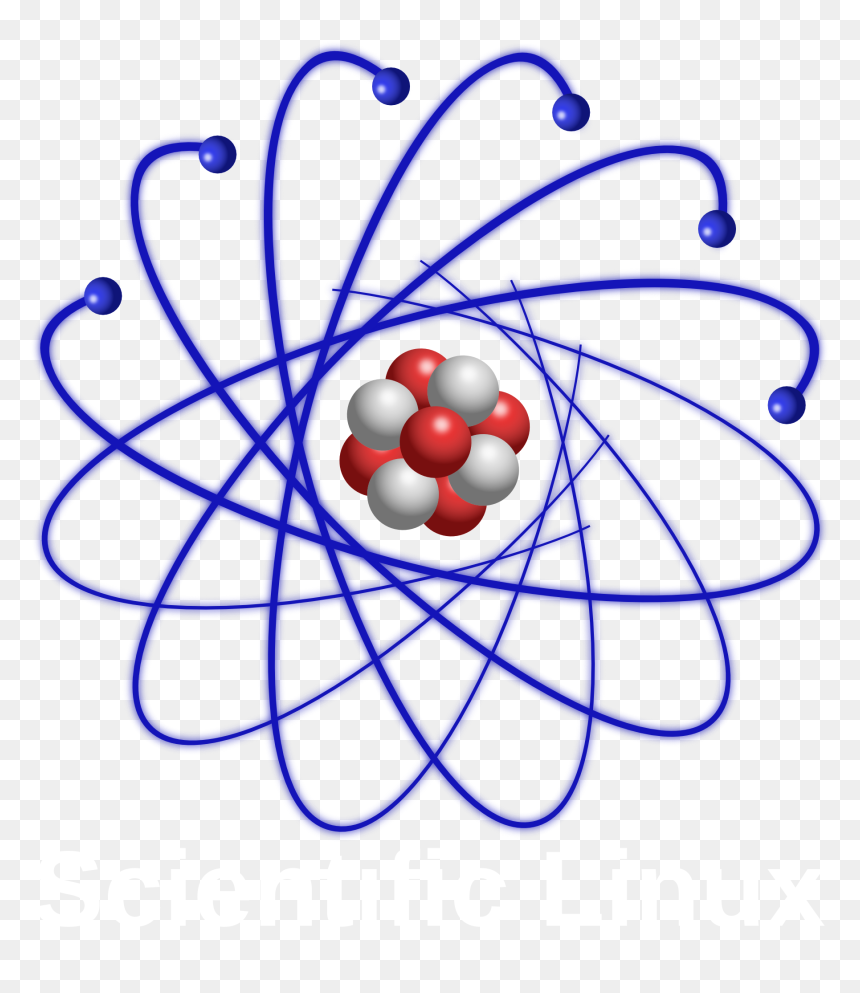 Scientific Linux Logo, HD Png Download - the atom png