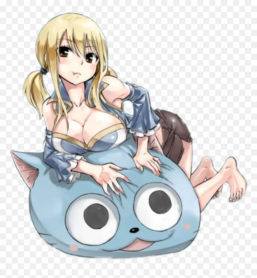 Lucy Heartfilia Ecchi Oppai, HD Png Download - fairy tail lucy png