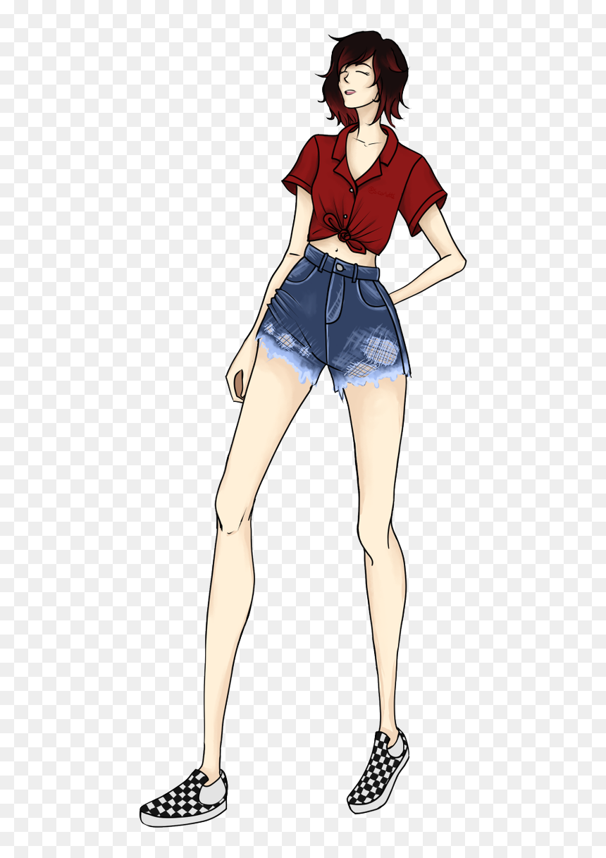 Illustration, HD Png Download - ruby rose rwby png