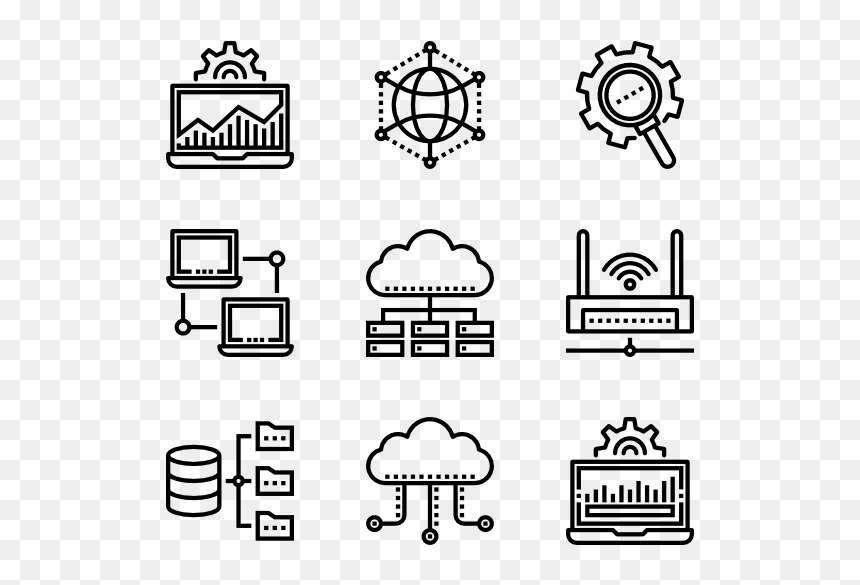 Cute Food Black And White, HD Png Download - backup icon png