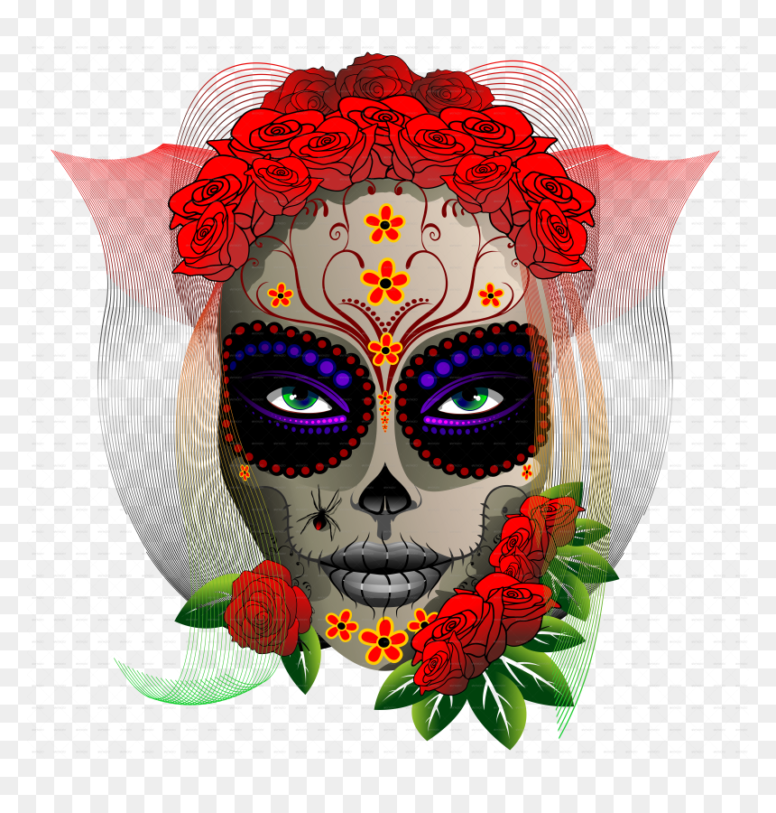 Dia De Muertos Png, Transparent Png - dia de muertos png