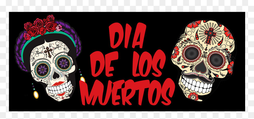 Skull, HD Png Download - dia de muertos png