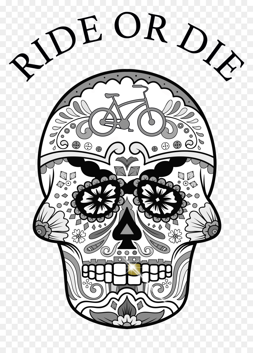 Skull, HD Png Download - dia de muertos png