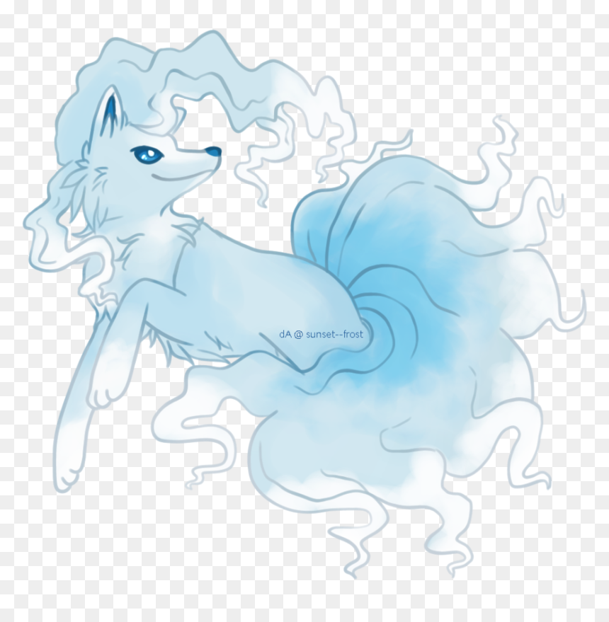 Ninetales Frost, HD Png Download - alolan ninetales png