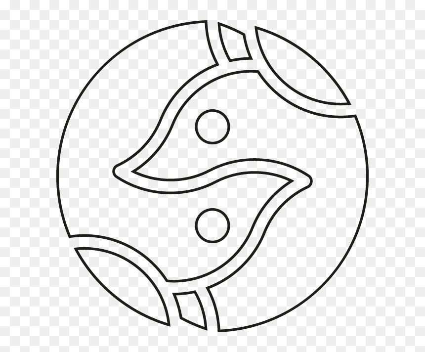 Line Art, HD Png Download - kitsune png