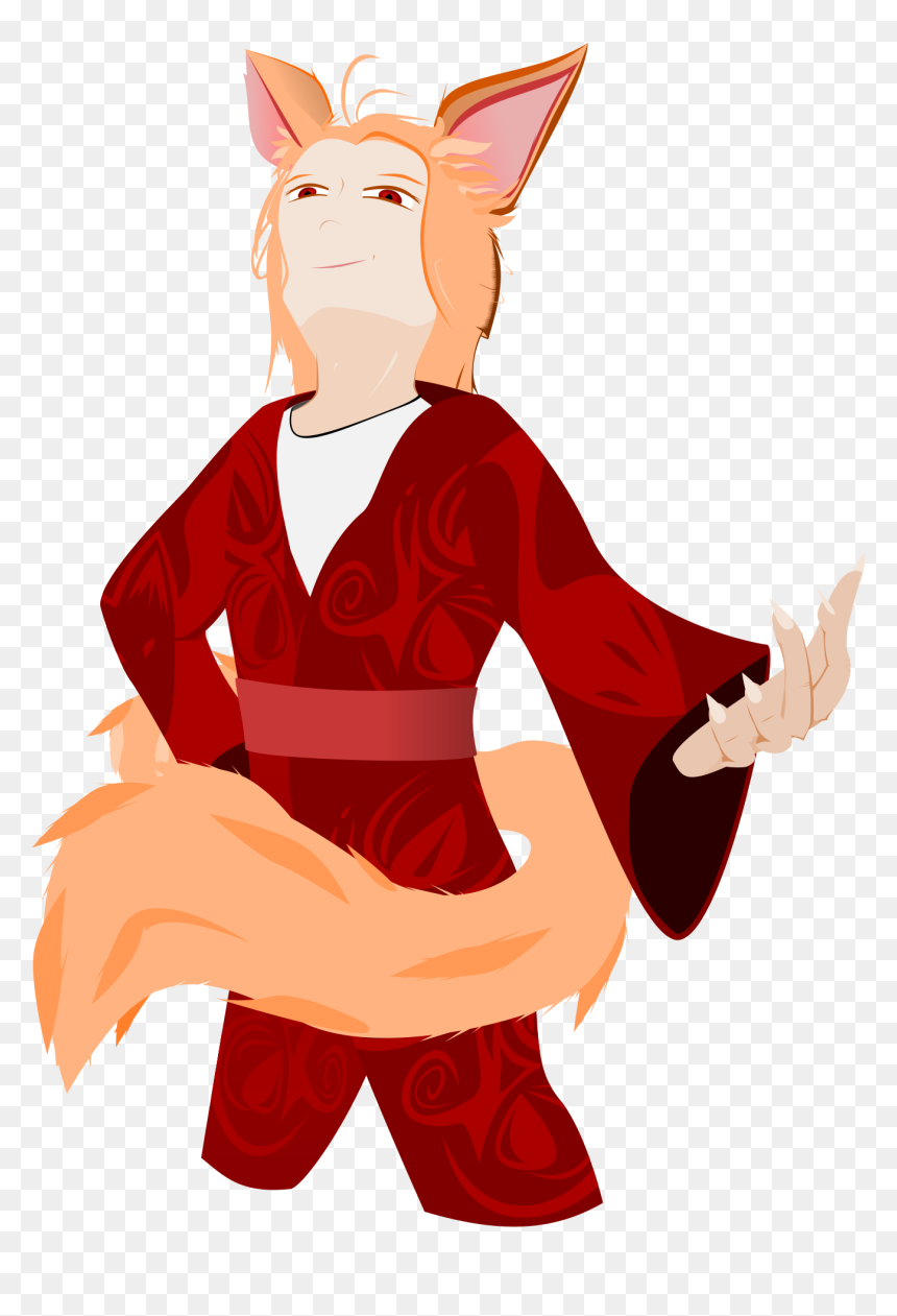 Illustration, HD Png Download - kitsune png