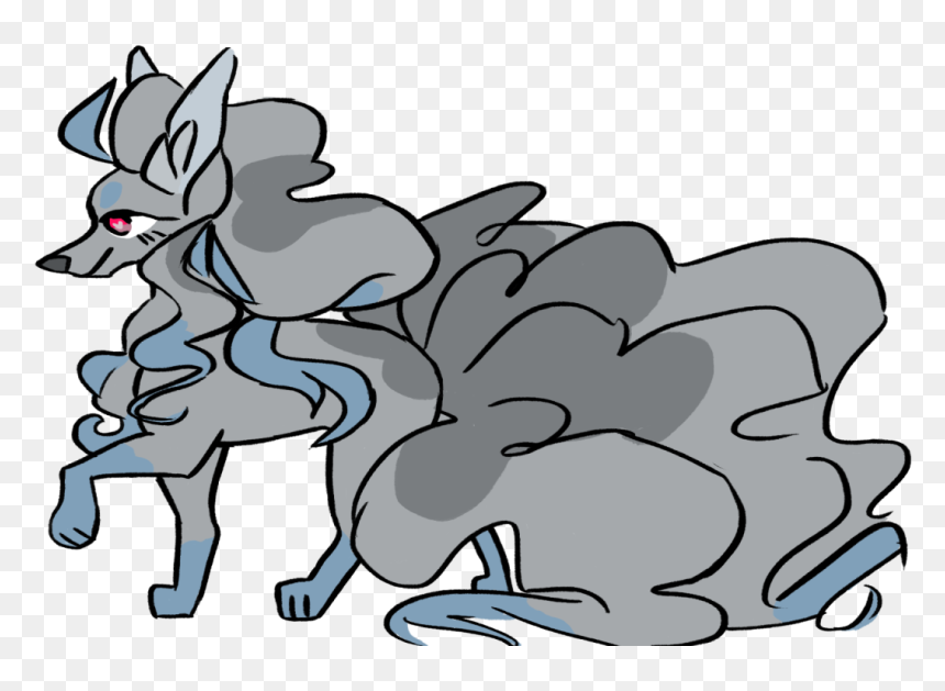Cartoon, HD Png Download - alolan ninetales png