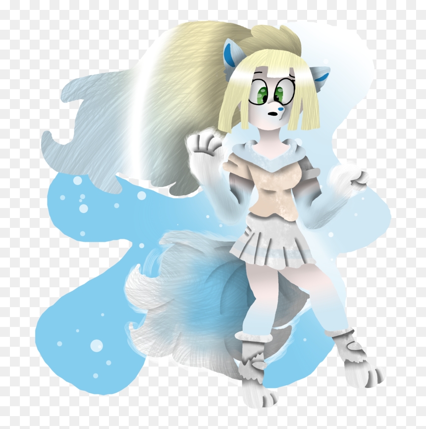 Lillie Alolan Ninetales Tf Comic, HD Png Download - alolan ninetales png