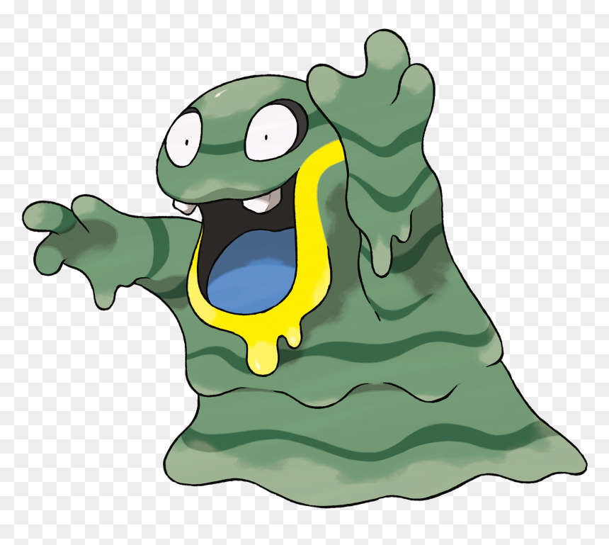 Pokemon Grimer Alola, HD Png Download - alolan ninetales png