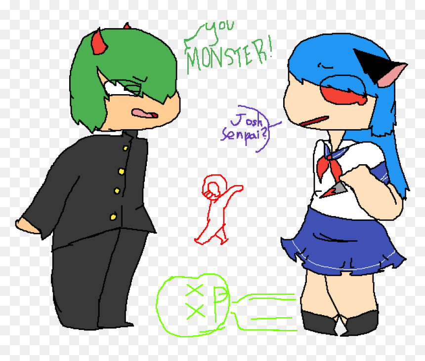 Cartoon, HD Png Download - senpai png