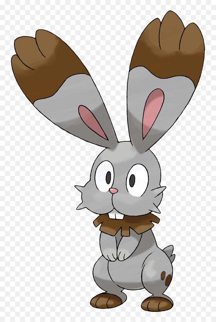 Pokemon Bunnelby, HD Png Download - bunny tail png