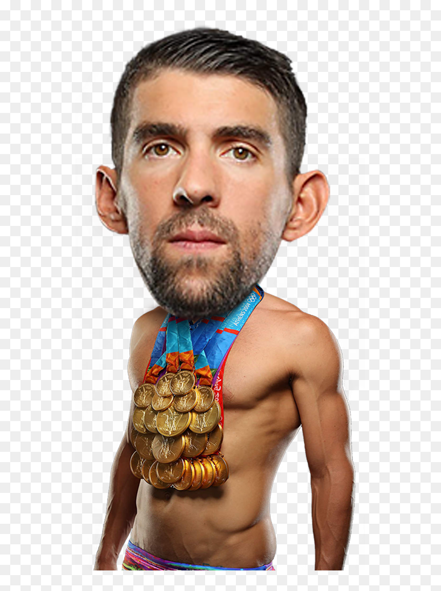 Barechested, HD Png Download - michael phelps png