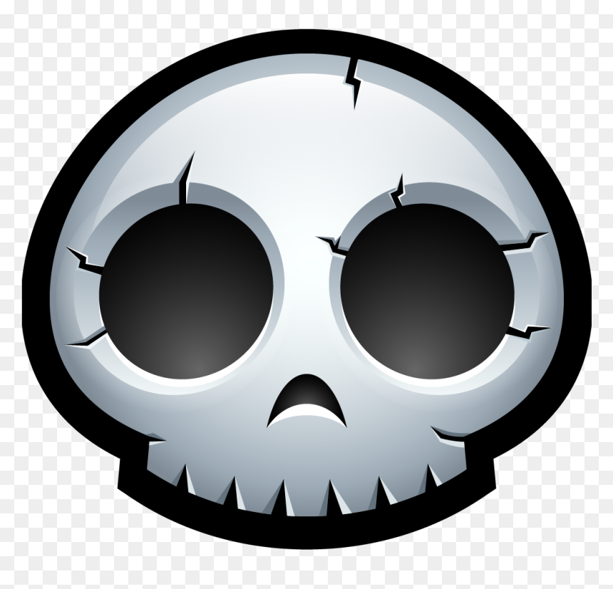 Skull Icons, HD Png Download - halloween icons png