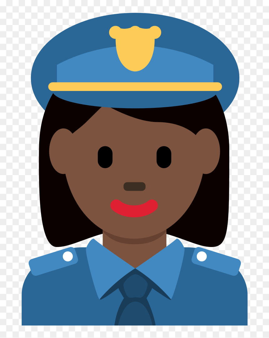 Policial Emoji, HD Png Download - black emoji png