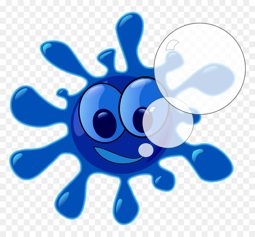 Splash Clip Art, HD Png Download - blue paint png