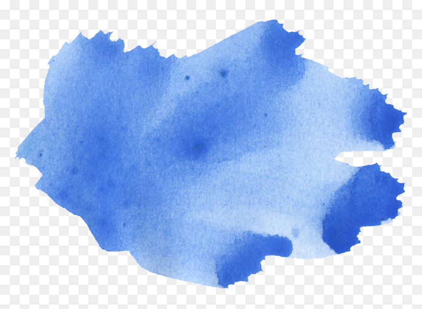 Paint Brush Stroke Watercolor, HD Png Download - blue paint png