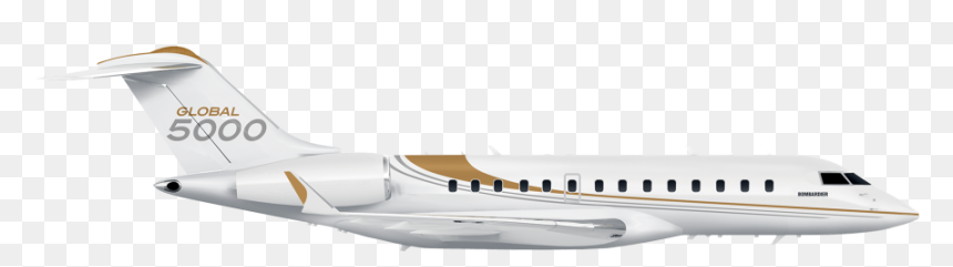 Bombardier Global 7000 Png, Transparent Png - commercial airplane png