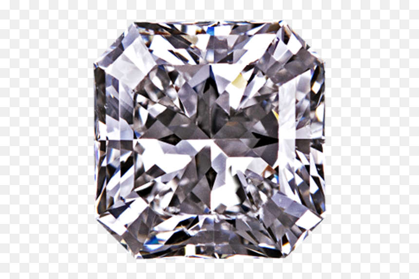 1 Carat Radiant Brilliant Cut Loose Diamond - Radiant Cut Diamond Png, Transparent Png - loose diamonds png