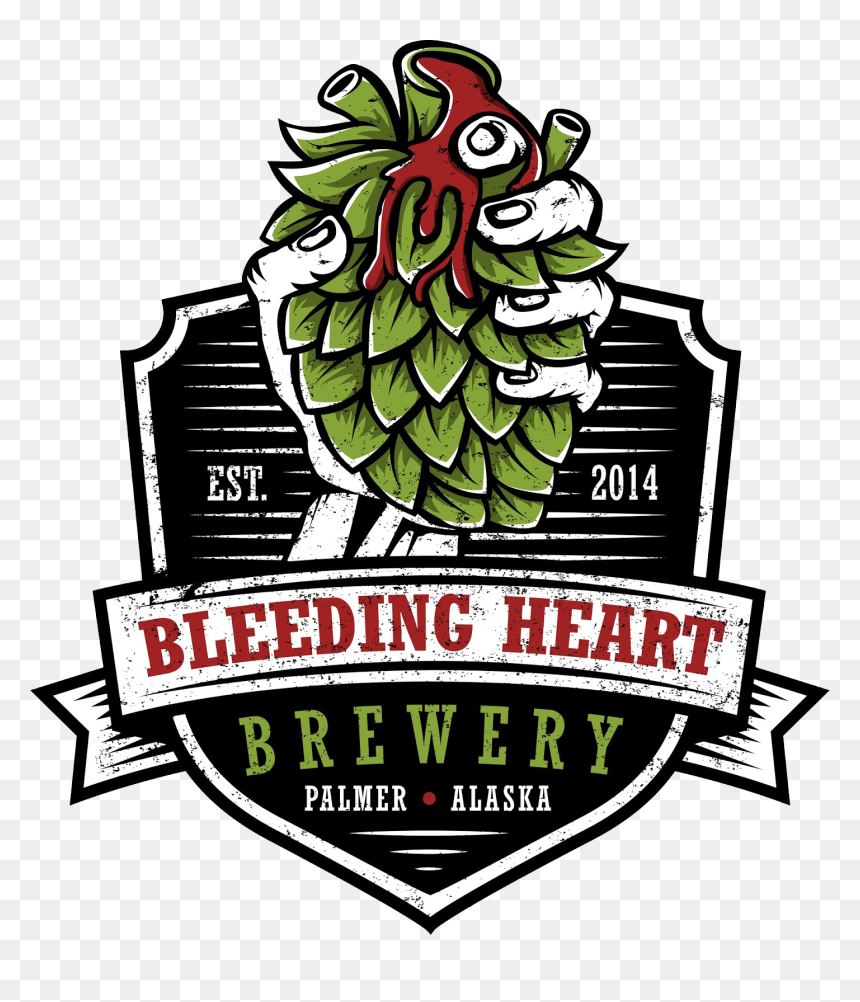 Bleeding Heart Brewery Logo, HD Png Download - bleeding heart png