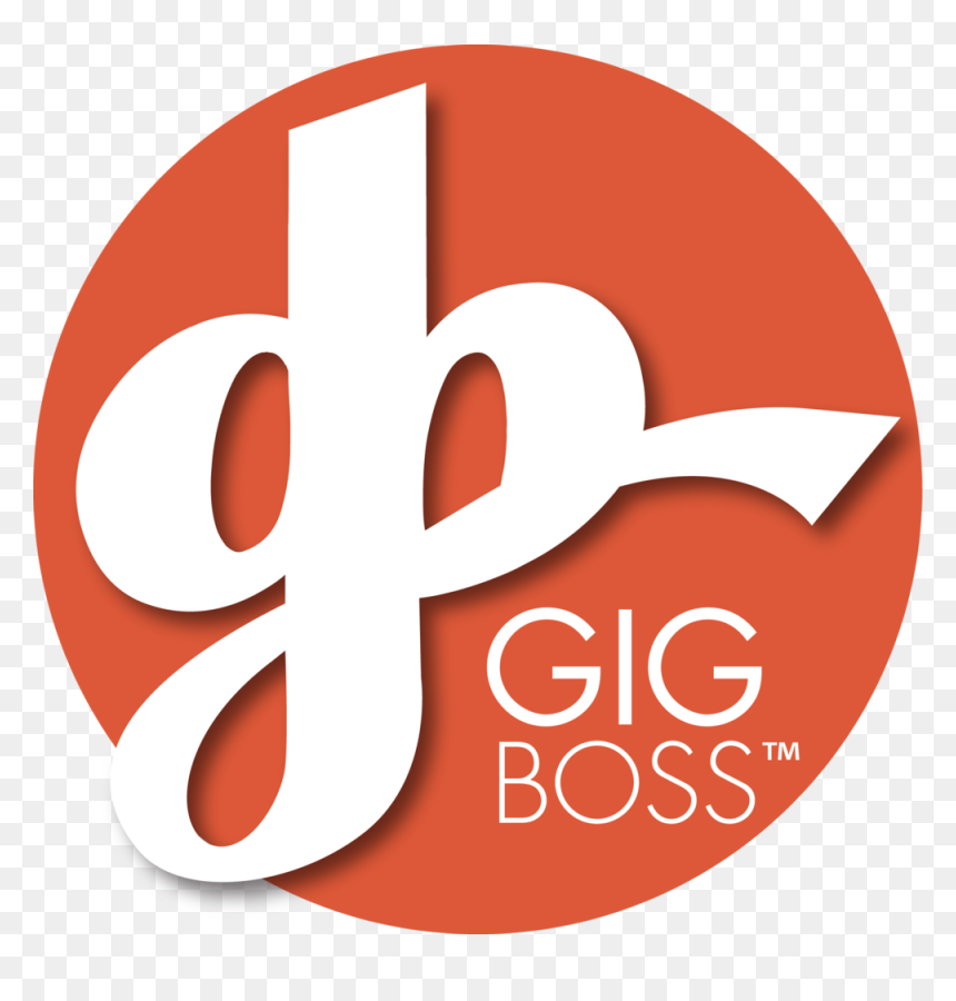 Gig Boss Logo Round Orange Shadow - Graphic Design, HD Png Download - boss png