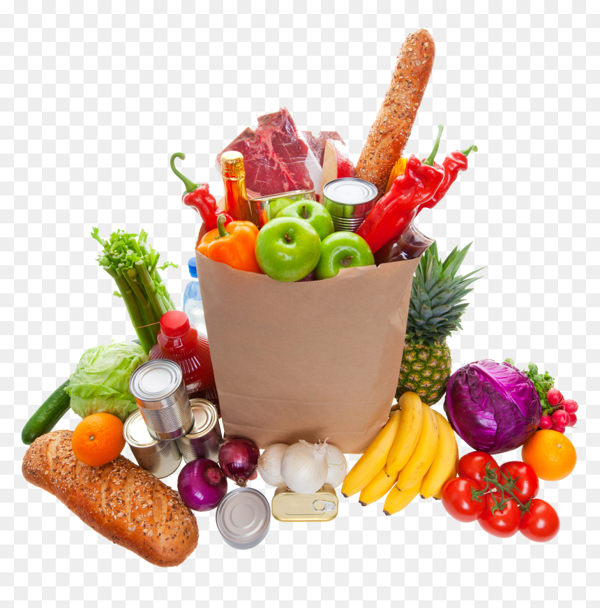 Transparent Background Groceries Png , Png Download, Png Download - groceries png