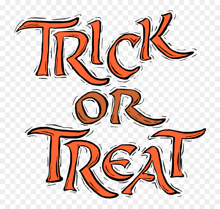 Jpg Transparent Bluffton Trick Night Is Thursday Oct - Trick Or Treating Sign, HD Png Download - trick or treat png