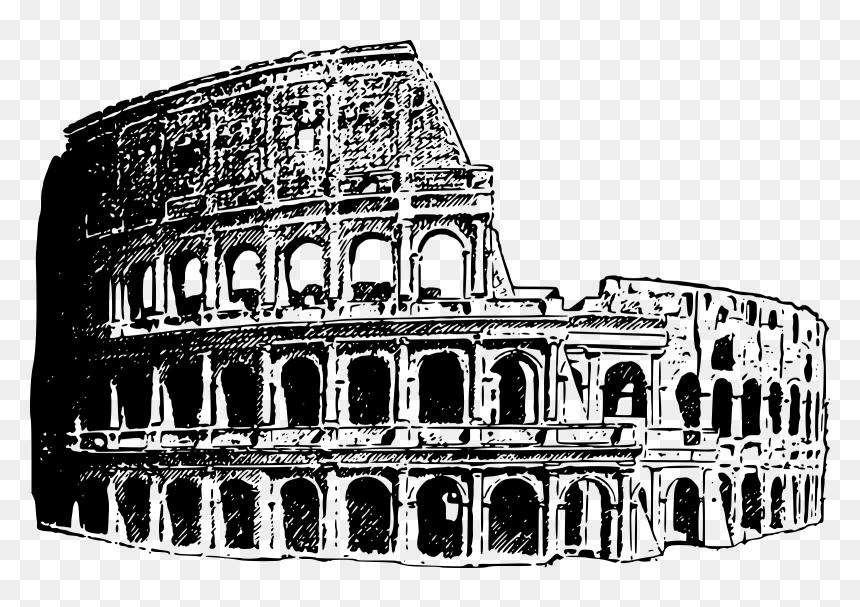 The Colosseum Clip Arts - Colosseum Clipart Png, Transparent Png - colosseum png