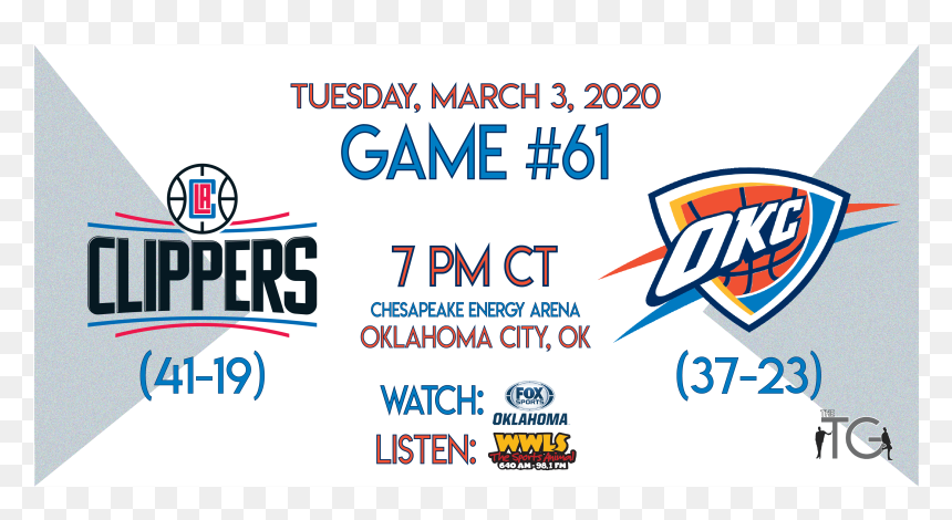 Oklahoma City Thunder, HD Png Download - clippers png