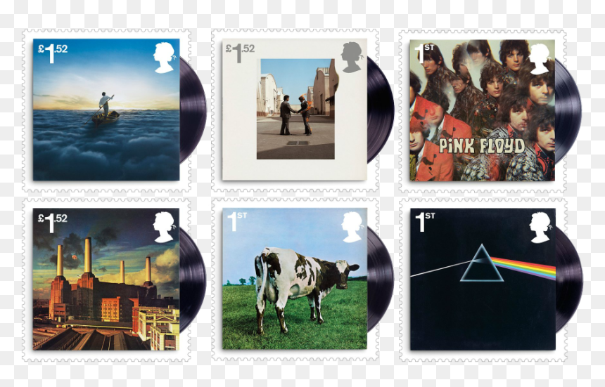 Transparent Pink Floyd Dark Side Of The Moon Png - Royal Mail Pink Floyd Postage Stamps, Png Download - pink floyd png