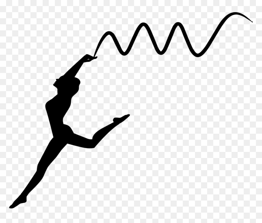 Girl Gymnast Png - Born To Dance Svg, Transparent Png - gymnast png