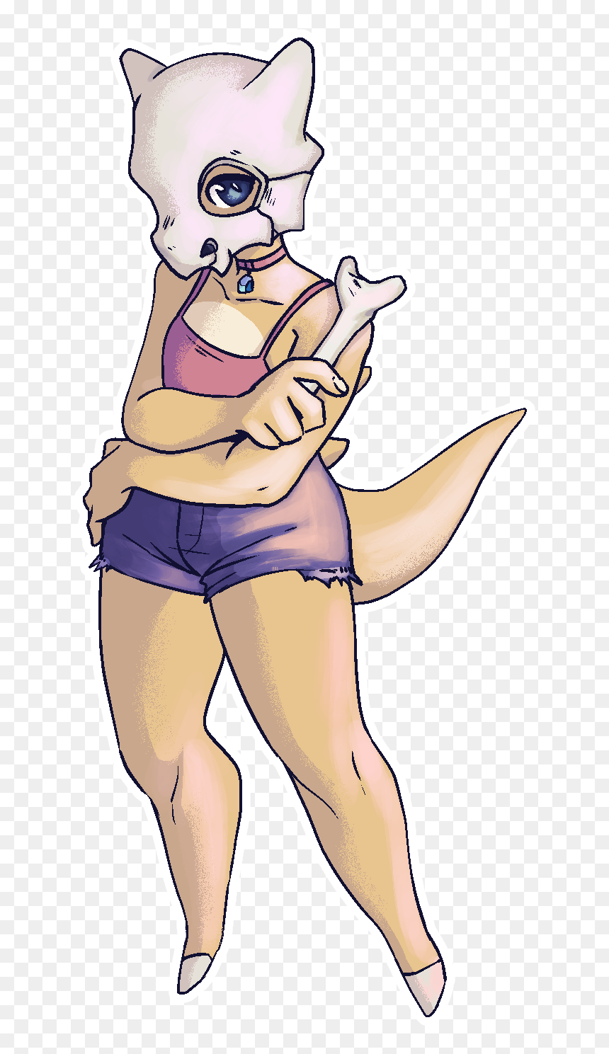 Cubone - Cartoon, HD Png Download - cubone png