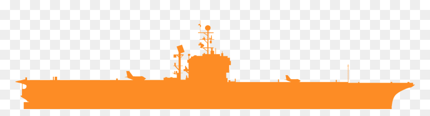 Aircraft Carrier Silhouette Clipart Clipart Royalty - Transparent Aircraft Carrier Silhouette, HD Png Download - aircraft carrier png