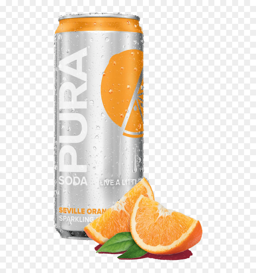Soda Orange Pura 330ml, HD Png Download - sodas png
