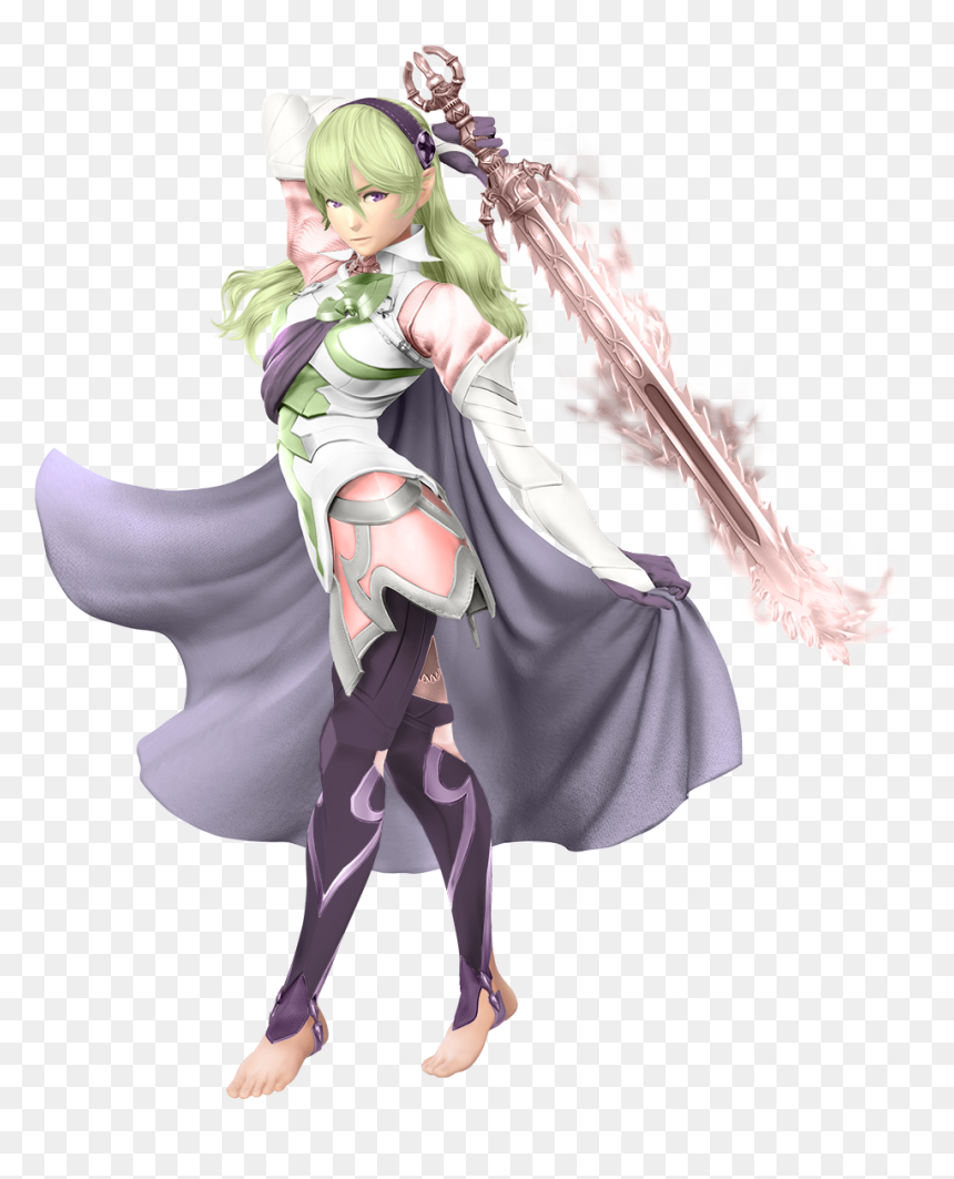 Ssb4 Female Super Smash Bros Corrin, HD Png Download - corrin png