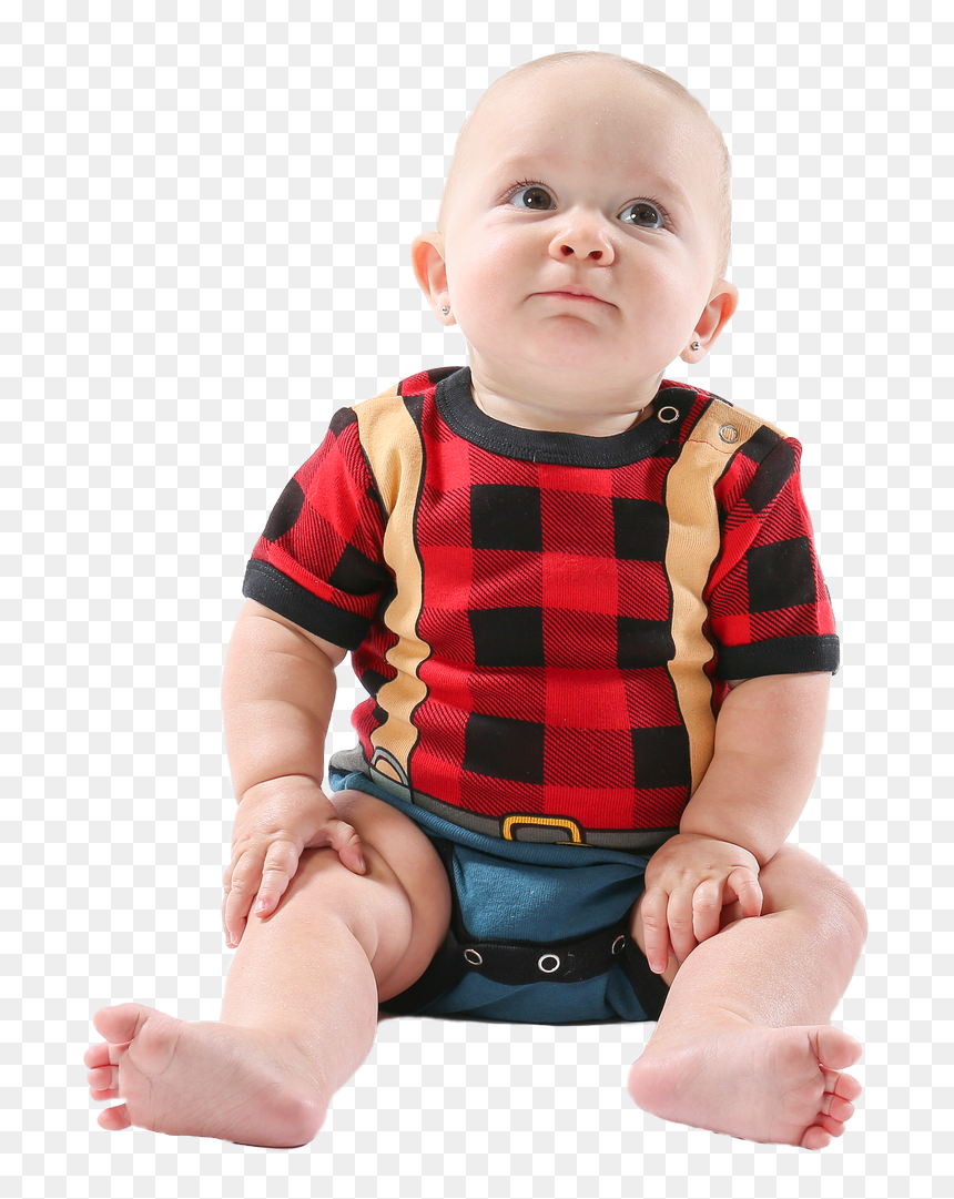 Infant Creeper Onesie - Sitting, HD Png Download - lumberjack png