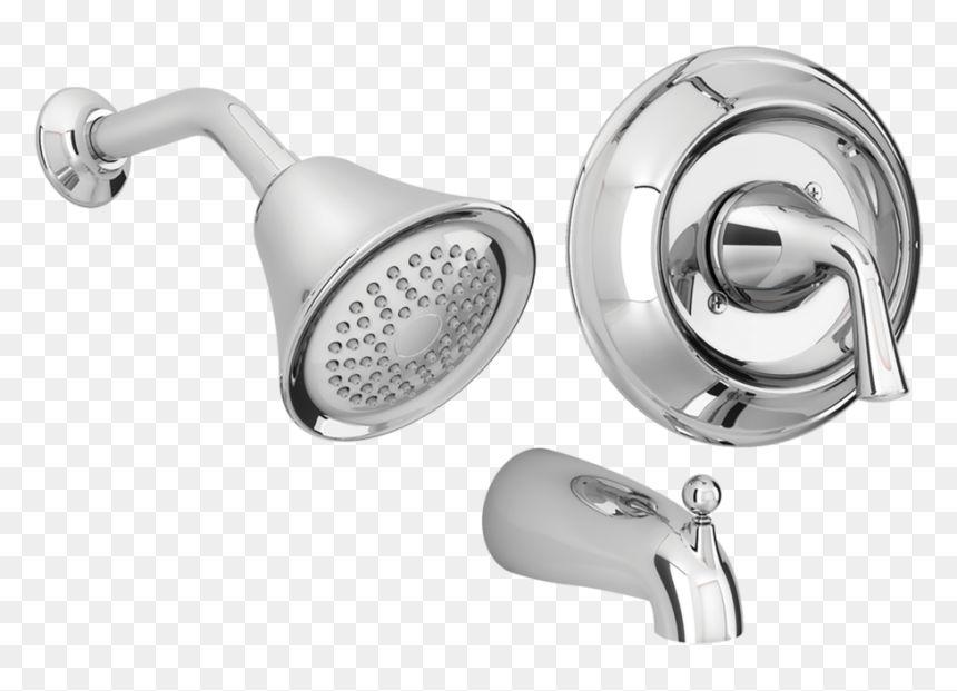 Transitional Single Control Tub/shower - Bathtub, HD Png Download - shower png