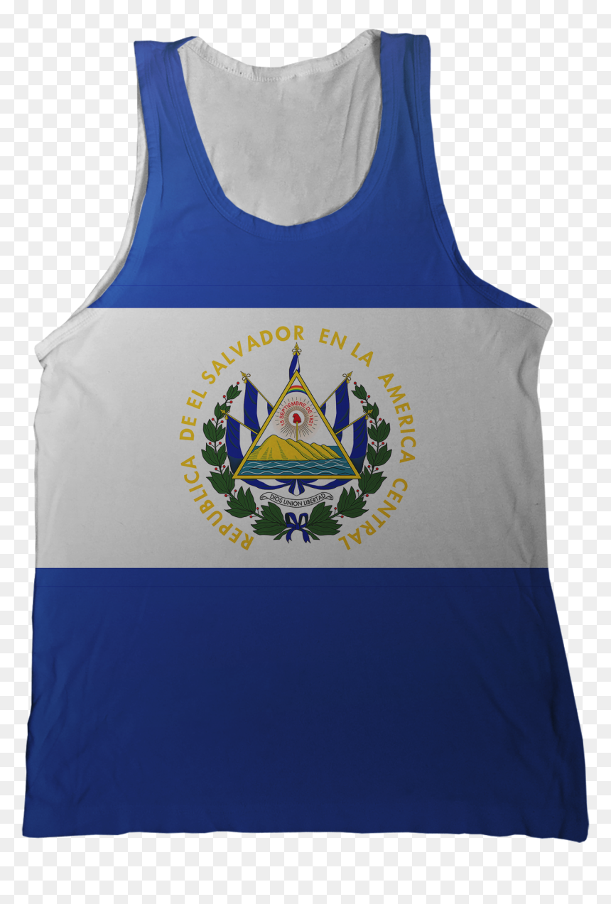 El Salvador Flag Tank Top, HD Png Download - el salvador flag png