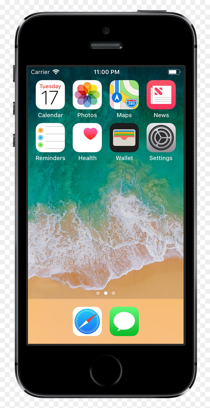 Alarm In Iphone 8, HD Png Download - iphone 5s png