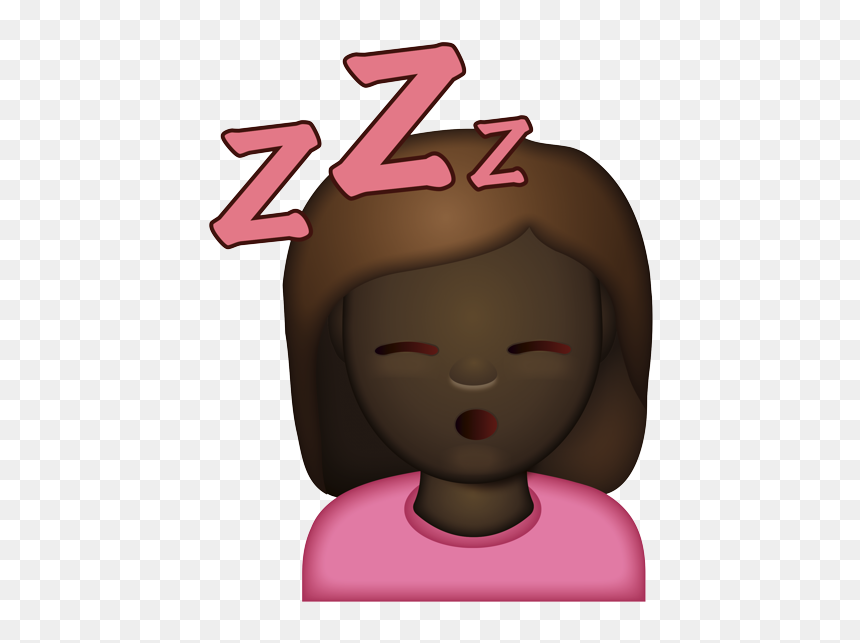 Cartoon, HD Png Download - sleeping emoji png