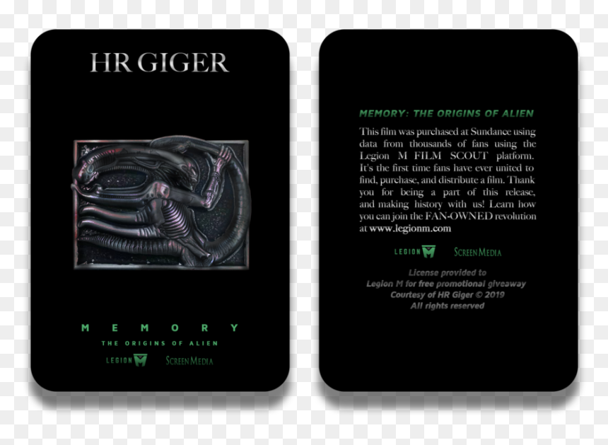Pin 3d Necronom Comp - Memory The Origins Of Alien Blu Ray, HD Png Download - pins png