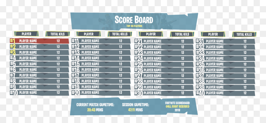 Scoreboard, HD Png Download - scoreboard png