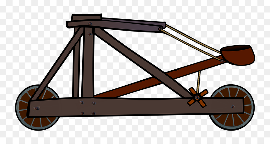 Powerful Popsicle Stick Catapult, HD Png Download - catapult png
